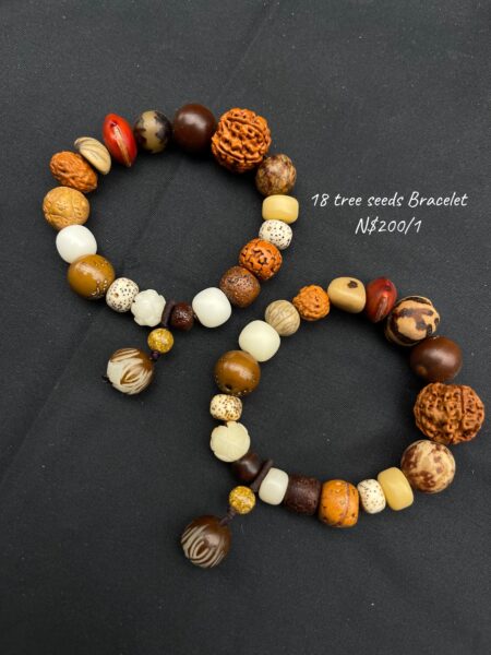 18 tree seeds Bracelet N$200/1