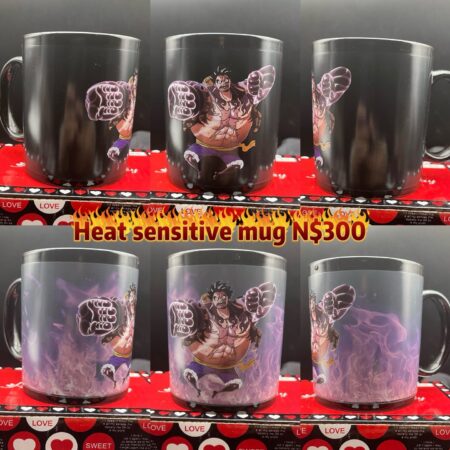 One Piece Luffy Heat sensitive/color changing Mug N$300