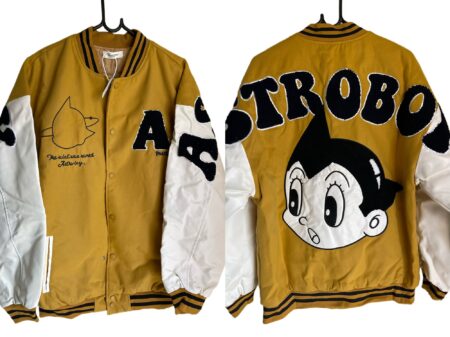 Beaster x Astro boy High end Varsity Jacket fits L-XL N$800-Extra Heavy