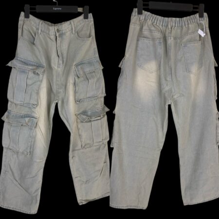 High-end Heavy-Duty Jean Cargo Pants-Extra Heavy & Durable. Fits 28-31 N$690