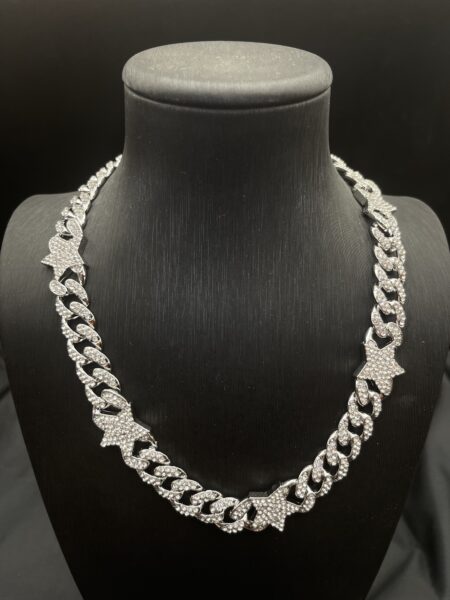 Star Cuban Necklace 18”/45cm N$400