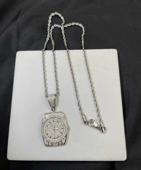 Watch Silhouette Necklace