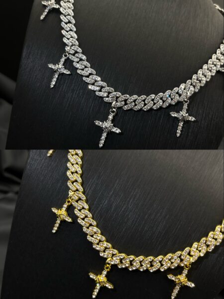 Cross Cuban Necklace 18 inch/45cm N$400/1