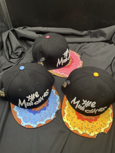 The Munchies Donut Straight Cap N$220/1-Snapback( adjustable)