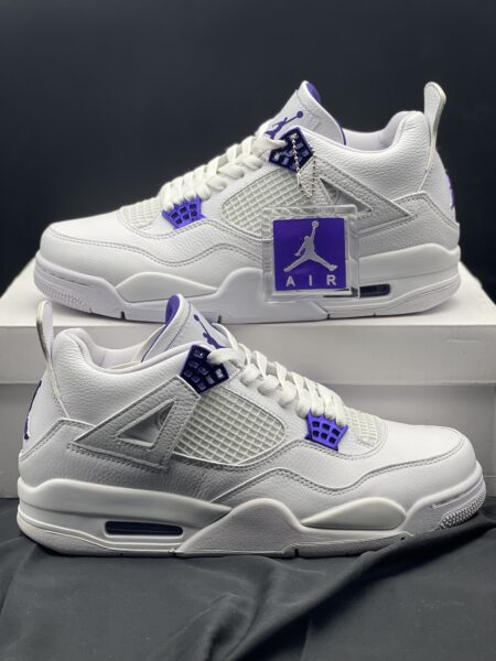 Air Jordan 4 Retro Metallic Purple Size 8.5 N$1680/Pair